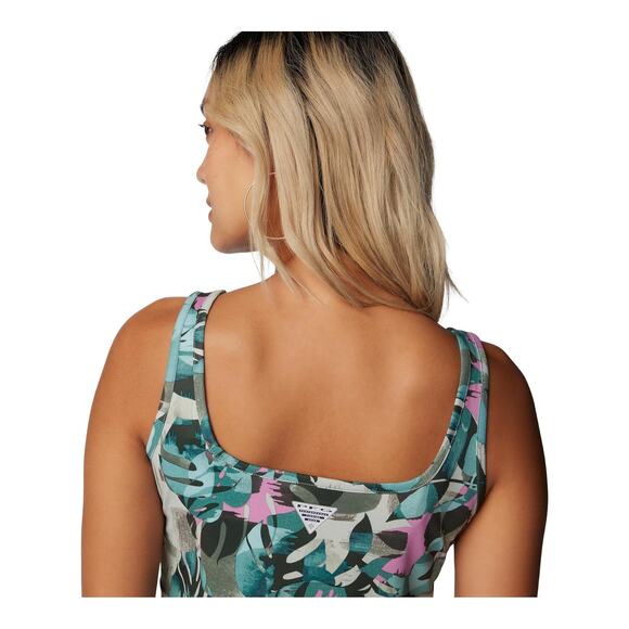 Columbia Freezer III Dress Active Fit Omni-Wick Freeze Shade Cypress Palm MD NWT - Picture 2 of 9